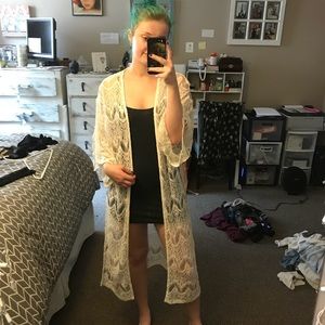 Super cute mink pink kimono!